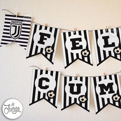 Kit Imprimible Juventus Cumple Candy y Deco Personalizado en internet