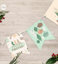 Kit Felices Fiestas Decoración Imprimible - Soft - De Juerga Eventos