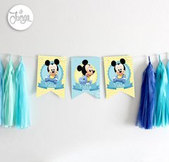 Kit Mickey Baby Candy Bar Bebé Personalizado Cumpleaños, Bautismo - comprar online