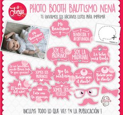 Photo Bautismo Nena. Props Imprimibles