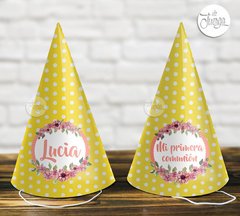 Kit primera Comunión Nena con Nombre Personalizado. Decoración Comunión - De Juerga Eventos