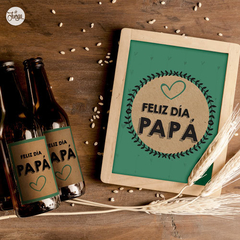 Dia del Padre Kit Imprimible Desayuno Papá - Verde y Madera - De Juerga Eventos