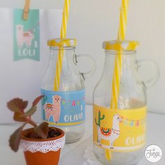 Imprimible Llamas Personalizado - De Juerga Eventos