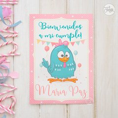 Kit Gallina Pintadita Personalizado Deco y Candy Bar Imprimible en internet