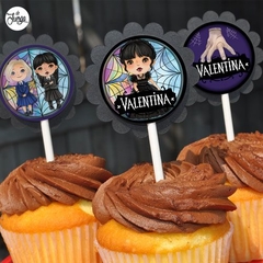 Kit Imprimible Merlina Addams Personalizado - Wednesday Addams - comprar online