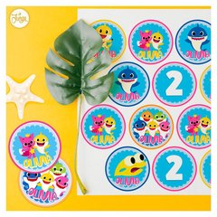 Kit Imprimible Baby Shark. Deco y Candy Bar Personalizado - De Juerga Eventos