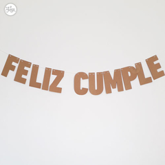 Guirnalda Feliz cumple. Colores personalizados.