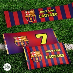 Kit Imprimible Barcelona Cumple Candy y Deco Personalizado - tienda online