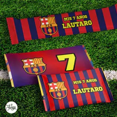Kit Imprimible Barcelona Cumple Candy y Deco Personalizado - tienda online