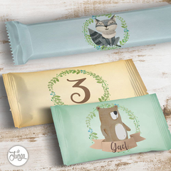 Kit Imprimible Animales del Bosque Personalizado - tienda online