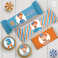 Kit imprimible Blippi. Fiestas de cumpleaños. Personalizado. Super completo. en internet