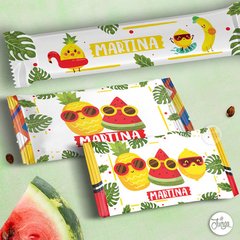Kit Imprimible Frutas Personalizado Deco y Candy Bar. Tutti Frutti en internet