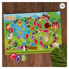 La granja Juego de Mesa Imprimible. Incluye dado y fichas