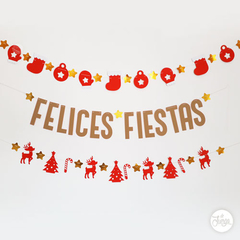 Guirnalda Felices Fiestas en internet