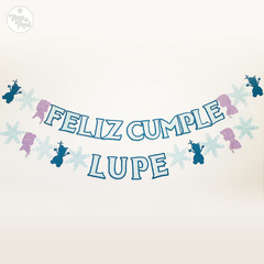 Pack Guirnaldas Frozen con Nombre