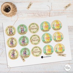Kit Imprimible Pascuas Conejo. Guirnaldas Pascuas - tienda online