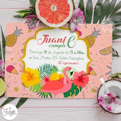 Kit Cumple flamencos Candy y Deco Personalizado para imprimir