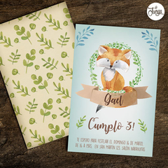 Kit Imprimible Animales del Bosque Personalizado - comprar online