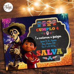 Kit Imprimible Coco Personalizado Candy Bar Y Decoración - De Juerga Eventos