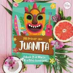 Kit Imprimible Hawaiano Tropical Deco y Candy Bar. - tienda online