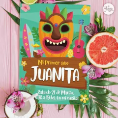 Kit Imprimible Hawaiano Tropical Deco y Candy Bar. - tienda online