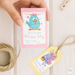 Kit Gallina Pintadita Personalizado Deco y Candy Bar Imprimible - comprar online