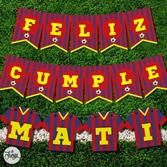 Kit Imprimible Barcelona Cumple Candy y Deco Personalizado - comprar online