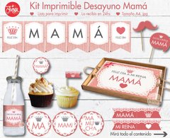 Dia De La Madre Desayuno Mamá Blondas Para imprimir