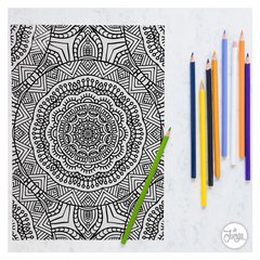 Libro Mandalas para pintar imprimible. Nivel Medio y Avanzado en internet