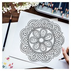Libro Mandalas para pintar imprimible. Nivel Medio y Avanzado