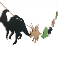 Guirnaldas De Papel Dinosaurios, Colores personalizados - comprar online