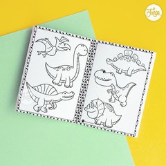 Cuaderno Imprimible para colorear Dinosaurios