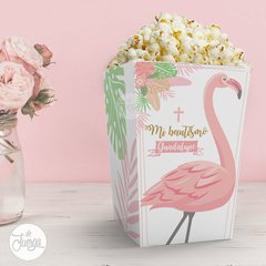 Kit Cumple flamencos Colores Pastel Personalizado