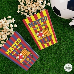 Kit Imprimible Barcelona Cumple Candy y Deco Personalizado - De Juerga Eventos