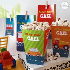 Kit Imprimible Autitos. Deco y Candy Carros Bar Personalizado - De Juerga Eventos