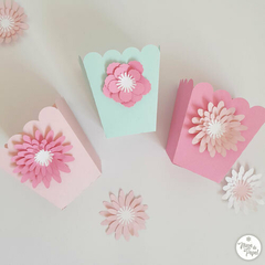 Cajas Pochocleras Flores x4u - comprar online