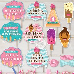 Kit Heladitos Candy Y Deco Personalizado en internet