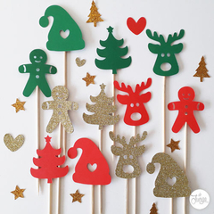 Pack x12 Pinchos Navidad