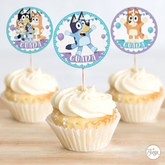 Kit Imprimible Bluey Personalizado Deco y Candy Bar - tienda online