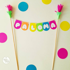 Topper Torta Mini Banderines