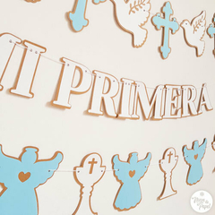 Trio De Guirnaldas Mi primera comunión + elementos - comprar online