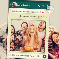 Marco Whatsapp Imprimible Personalizado 48hs en internet