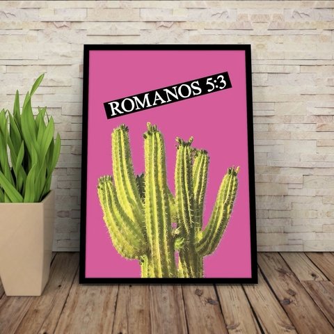 Quadro - Romanos 5:3 - Geração Jubilar