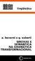 SINTAXE E SEMÂNTICA NA GRAMÁTICA TRANSFORMACIONAL - Bonomi, A.; Usberti, G.