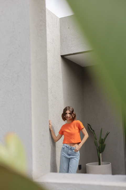 Remera Elia naranja