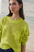 Sweater Flower lima (ULTIMO TALLE S Y M)