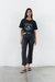 Imagen de Pantalon bengalina engomada negro
