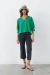Denim crop negro - GUETARIA