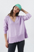 Sweater over V lila - GUETARIA