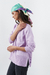 Sweater over V lila - tienda online